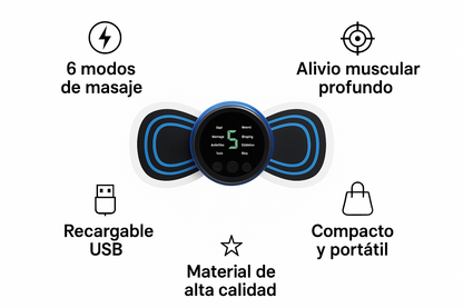 MASAJEADOR ELECTRICO PORTATIL USB