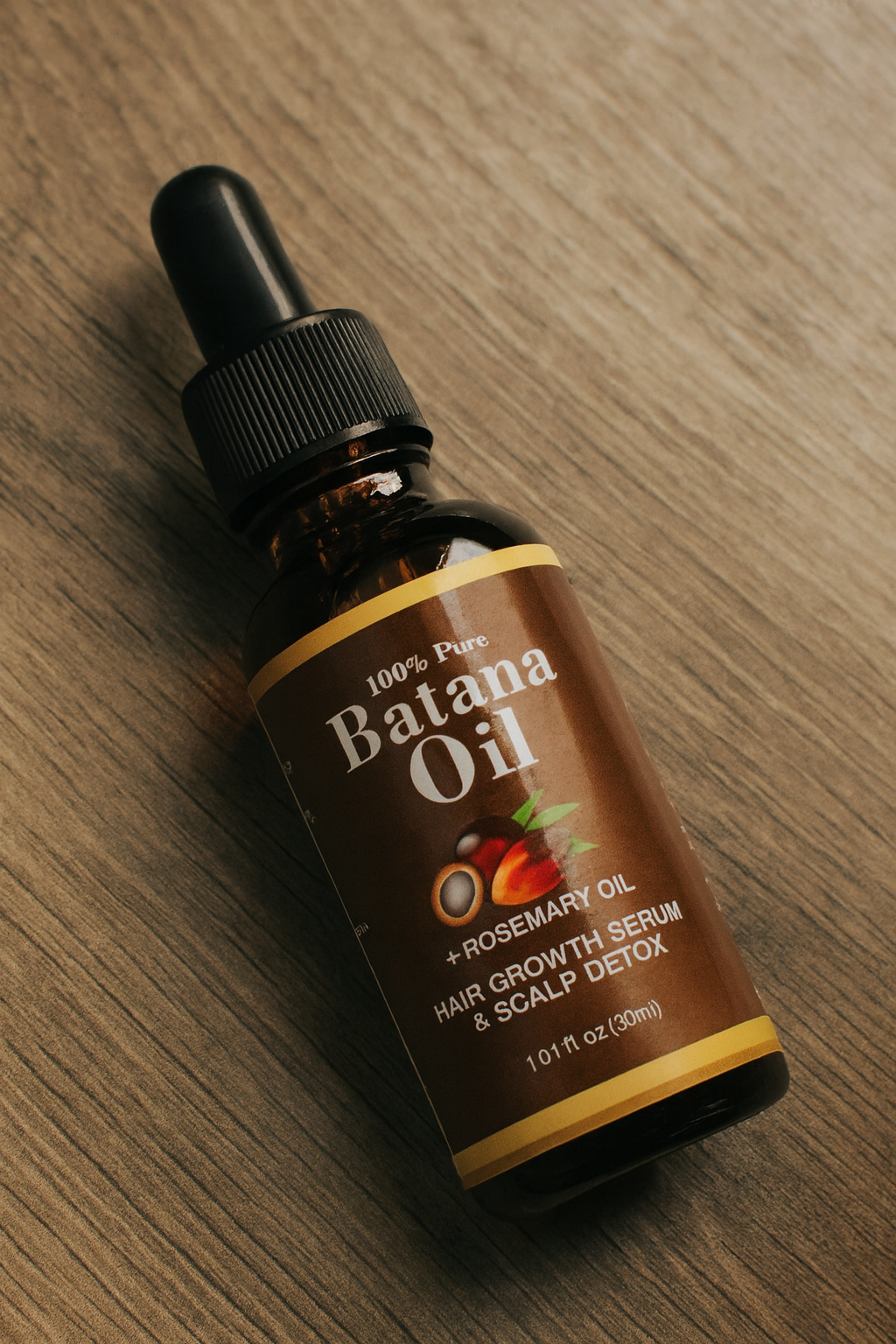 Aceite de Batana Puro con Romero | Crecimiento Capilar, Reparación y Detox del Cuero Cabelludo